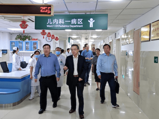 安徽省儿童医院来淮南市妇幼保健院考察交流90